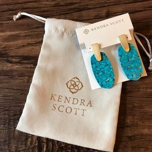 Kendra Scott Aragon Turquoise Statement Earrings